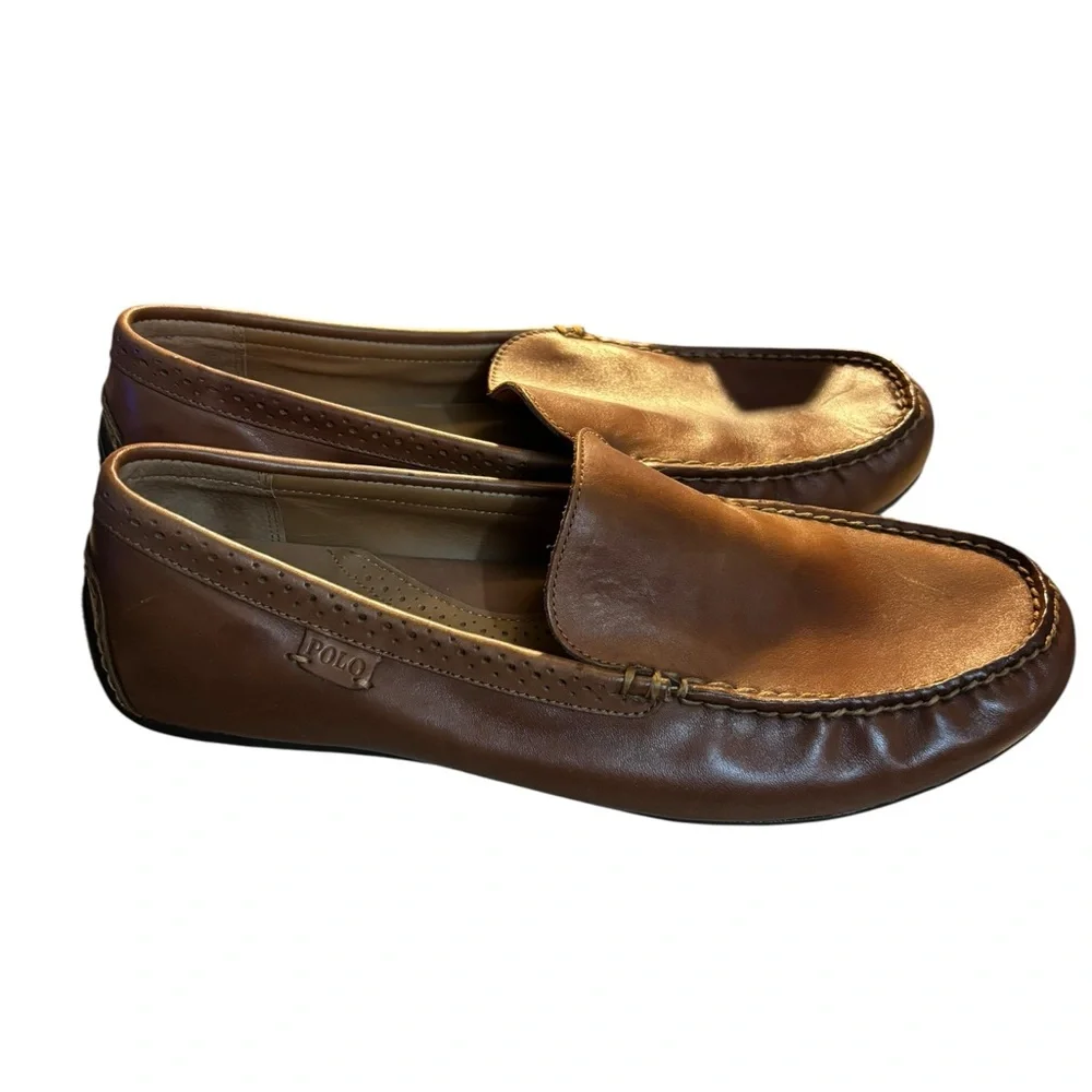 Polo Ralph Lauren | slip on loafers shoes leather Redden 10.5D 10.5 D